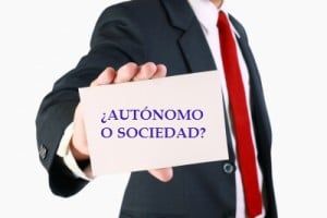 ¿Ser autónomo o formar una sociedad?